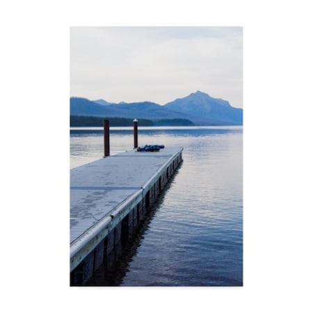 Lance Kuehne 'Lake Mcdonald Pier' Canvas Art,16x24